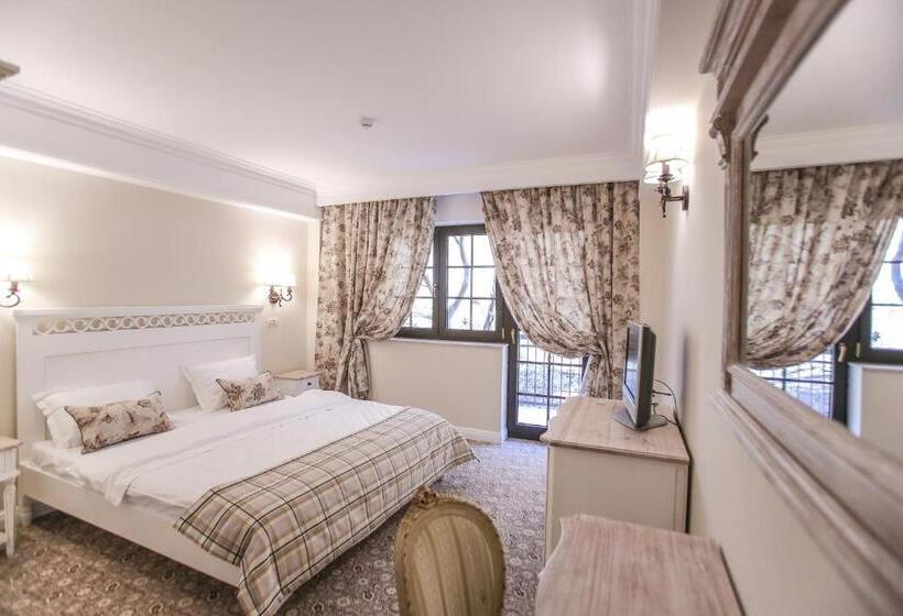 غرفة قياسية مزوَّدة بشُرفة, Pensiunea Dimitrios & Spa   Băile Herculane  Valea Cernei Terapie Spa  Relaxare A Minții și A Trupul