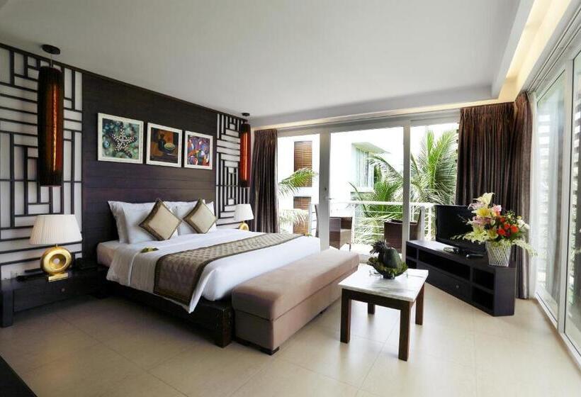 اتاق پریمیوم با چشم‌انداز باغ, Villa Del Sol Beach Resort & Spa