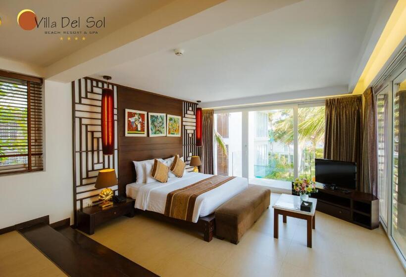 اتاق پرمیوم با چشم‌انداز دریا, Villa Del Sol Beach Resort & Spa