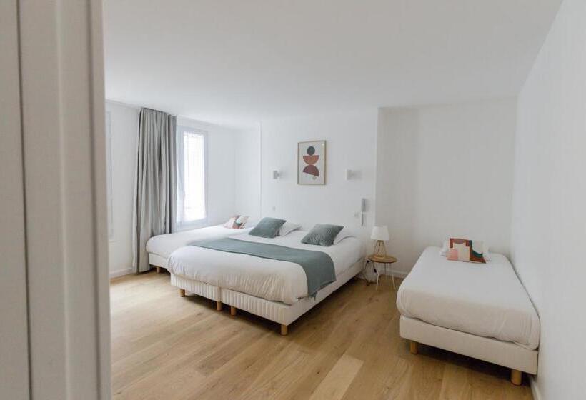 Четырехместный Номер Стандарт, Hôtel Porte Mars Reims Gare Centre Arena