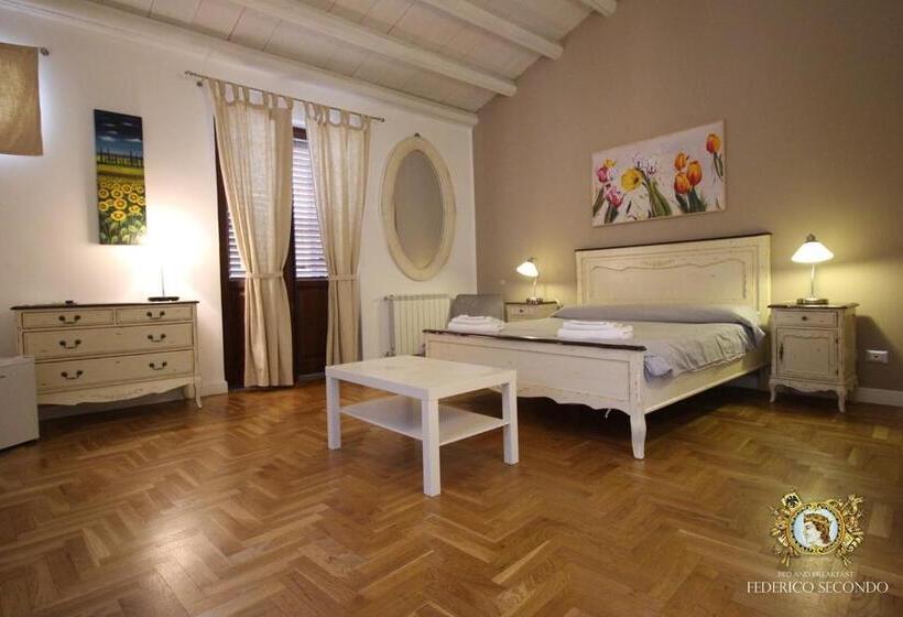 标准间带阳台, Federico Secondo B&b