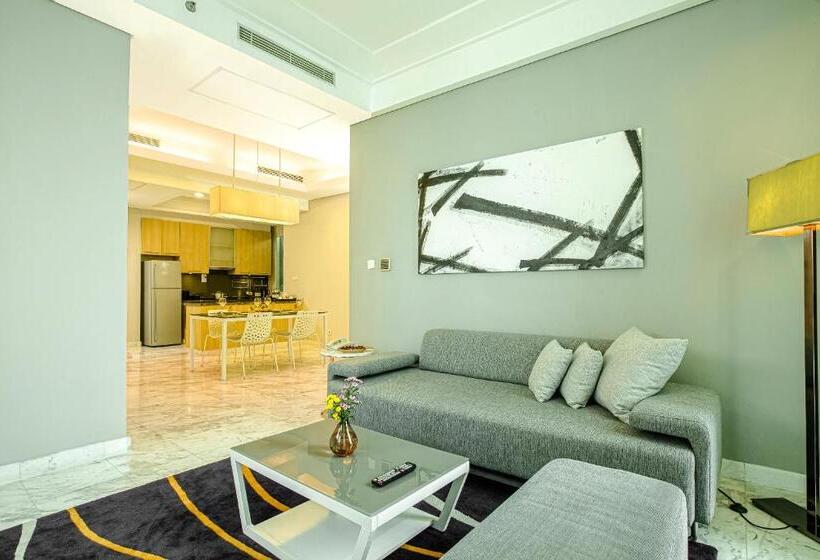 带2个卧室的优质公寓, Fraser Residence Sudirman, Jakarta