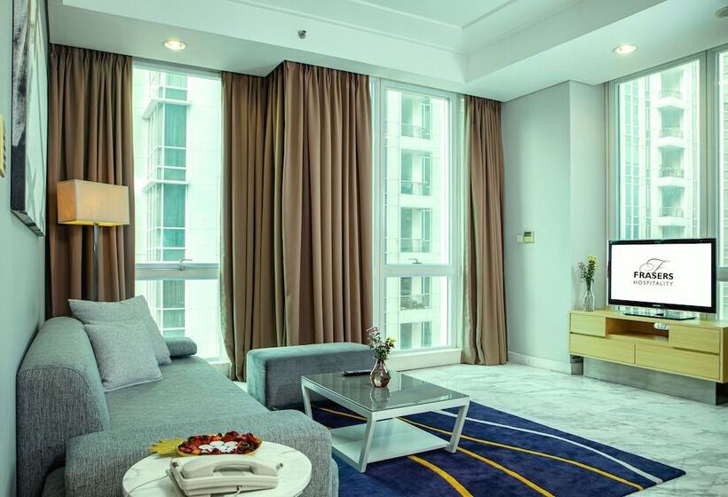 带2个卧室的优质公寓, Fraser Residence Sudirman, Jakarta