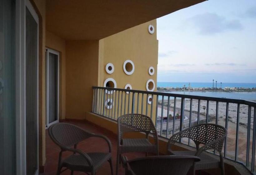 اتاق خانوادگی با چشم‌انداز جانبی دریا, Porto Marina Resort Apartments Familie