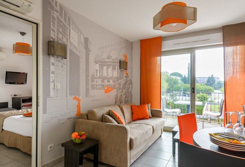 Апартаменты 1 Спальня, Lagrange Aparthotel Montpellier Millénaire