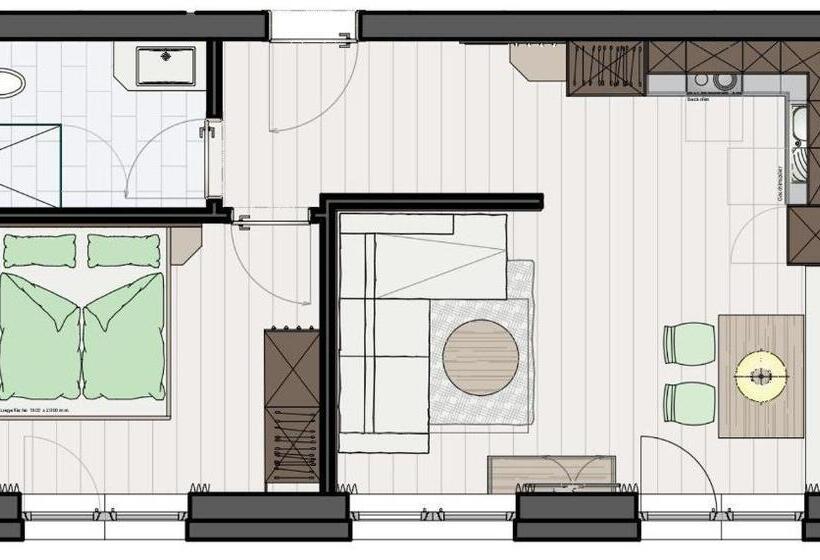 Апартаменты 1 Спальня, Pension Appartement Sonnwend