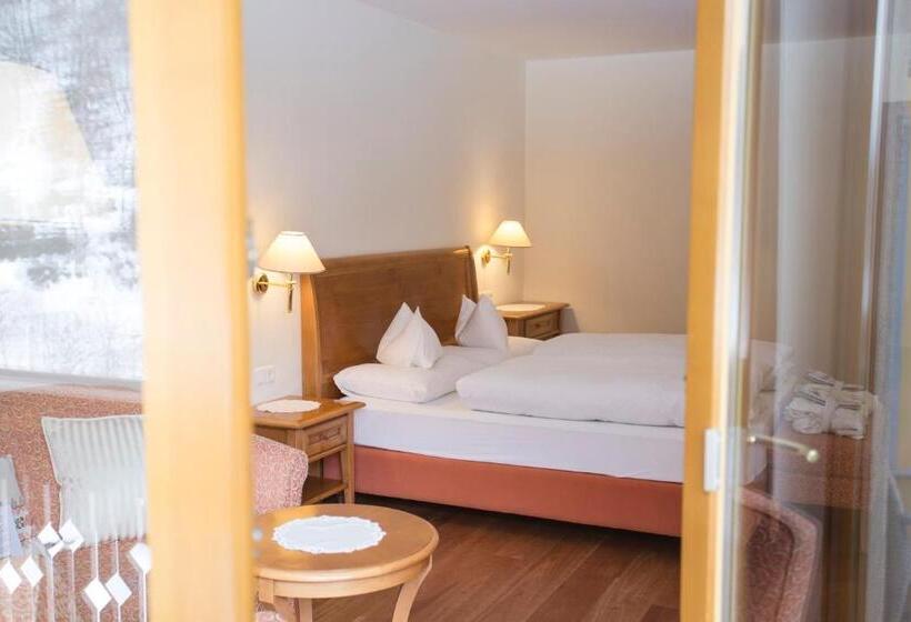 Superior room with lake view, Parkhotel Tristachersee
