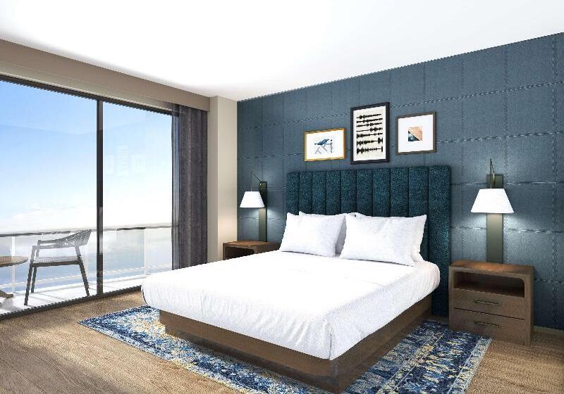 Люкс Кровать Кинг, Embassy Suites By Hilton Virginia Beach Oceanfront Resort
