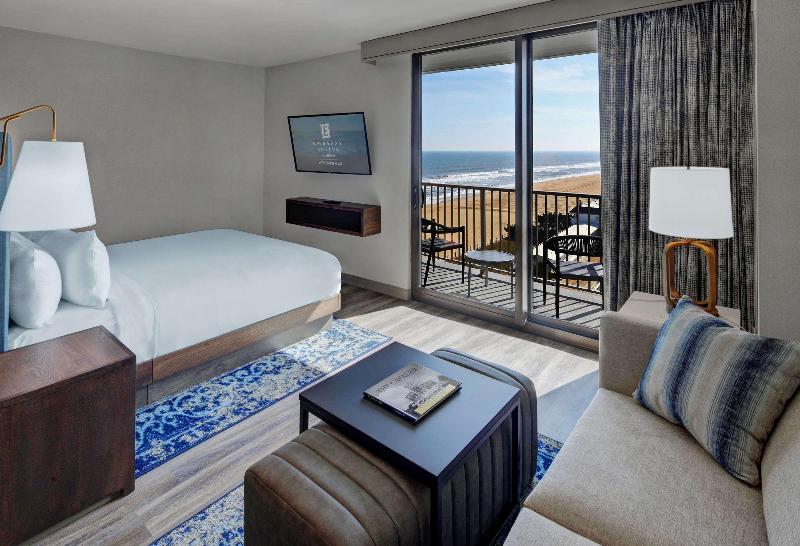Студио Стандарт Кровать Кинг, Embassy Suites By Hilton Virginia Beach Oceanfront Resort