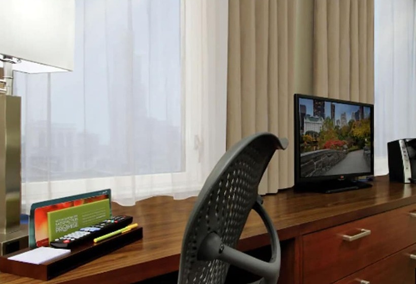 اتاق استاندارد با 2 تخت دوبل, Hilton Garden Inn New York/midtown Park Ave