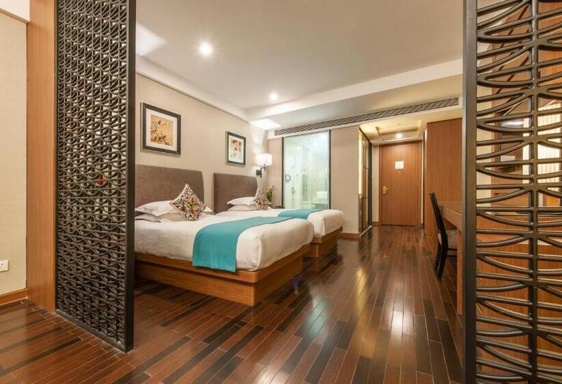 Номер Deluxe, Ssaw Boutique Hotel Hefei Intime Centre