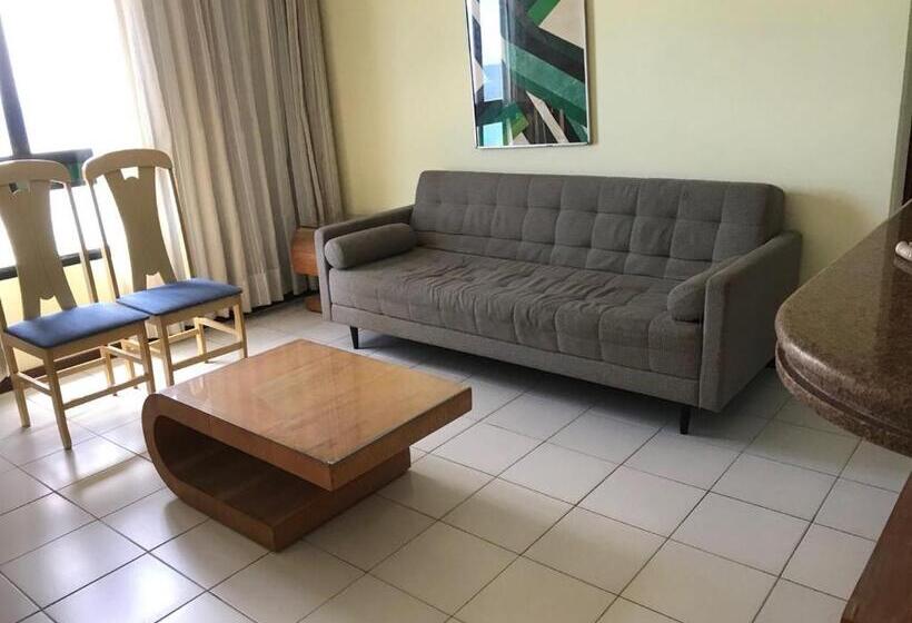 침실 1개 바다 전망 아파트, Flat No Pituba Sol 302 E 311