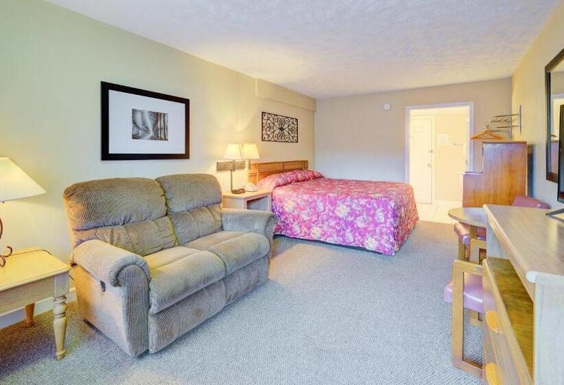 带大床的标准间, Mountain Aire Inn Sevierville  Pigeon Forge