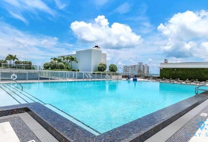خانه 1 خوابه, Worth Traveling Rooftop Pool   Hollywood Beach   Gym