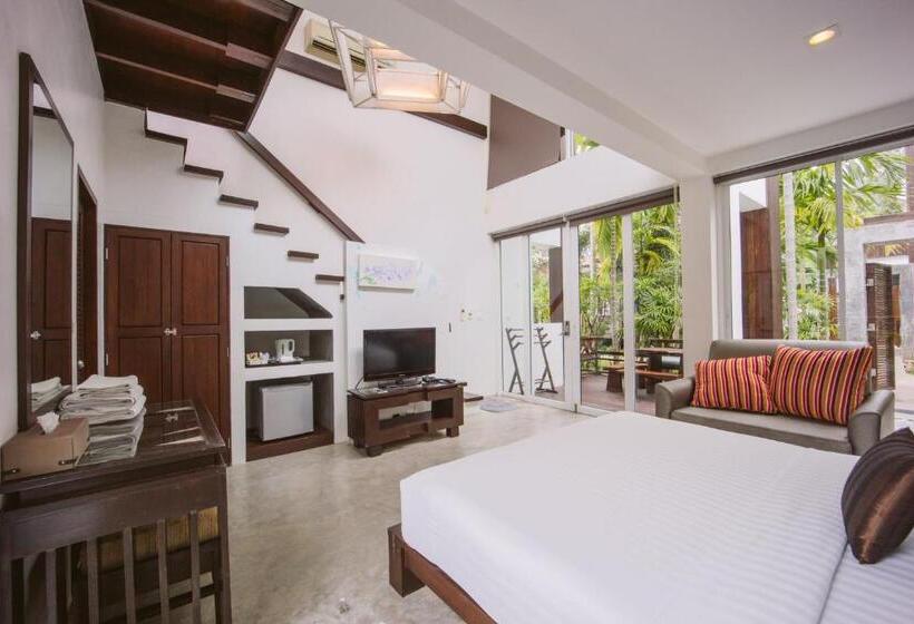 스탠다드 룸 가든 전망, Sairee Hut Resort Koh Tao