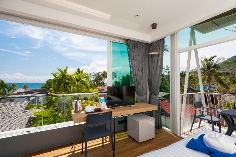 디럭스 룸 바다 전망, Sairee Hut Resort Koh Tao