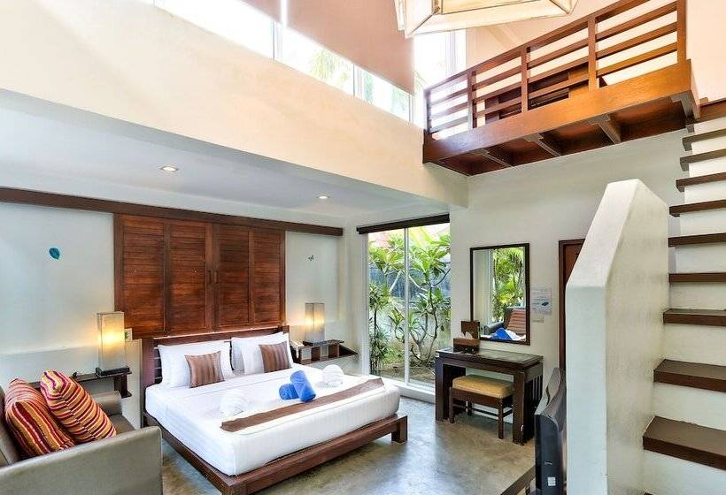 스탠다드 룸 가든 전망, Sairee Hut Resort Koh Tao