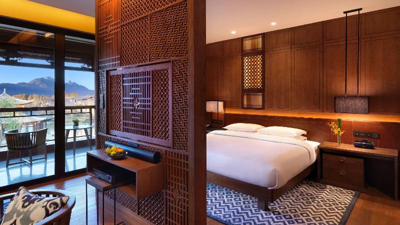 Номер Deluxe Кровать Кинг, Jinmao Purelax Lijiang, The Unbound Collection By Hyatt