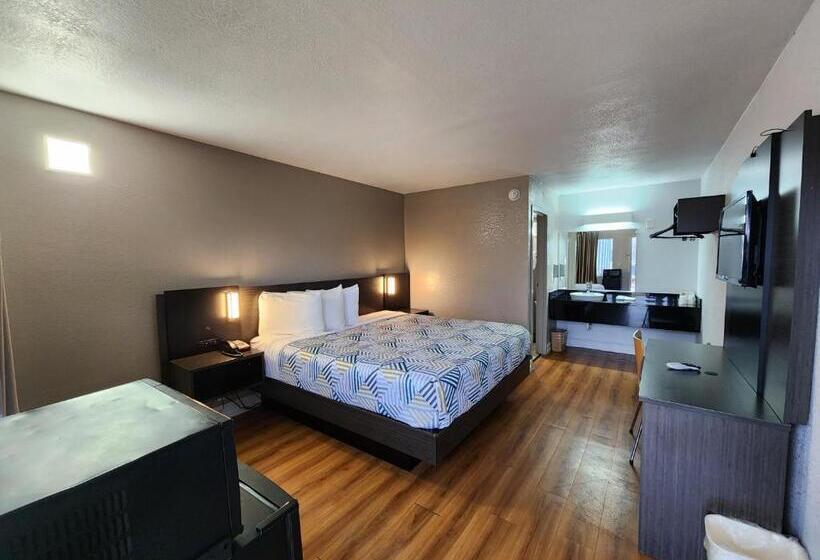 스탠다드 룸 킹사이즈 침대, Motel 6 North Little Rock, Ar Jfk Blvd