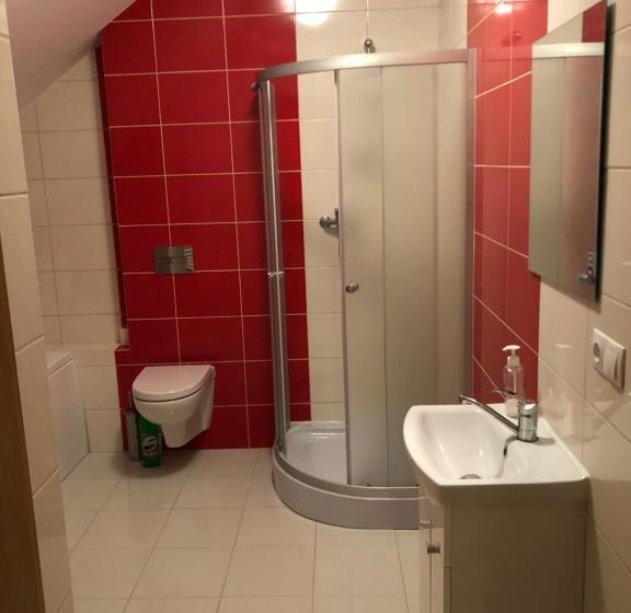 اتاق استاندارد چهار تخته, Hgs Home Noclegi Pracownicze Parking , łazienki