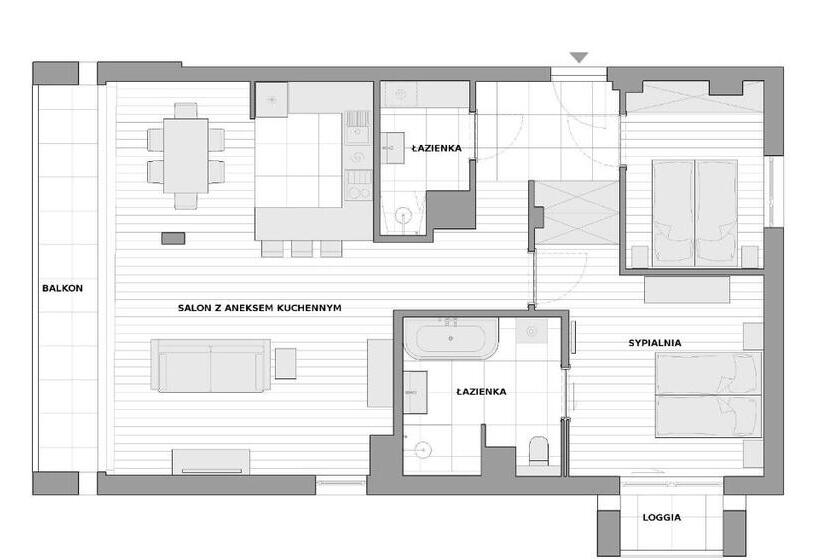 Апартаменты Deluxe 2 Спальни, Lapwing Residence Sopot