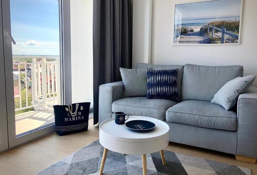 Студио Стандарт с Балконом, Apartamenty W Marina Royale