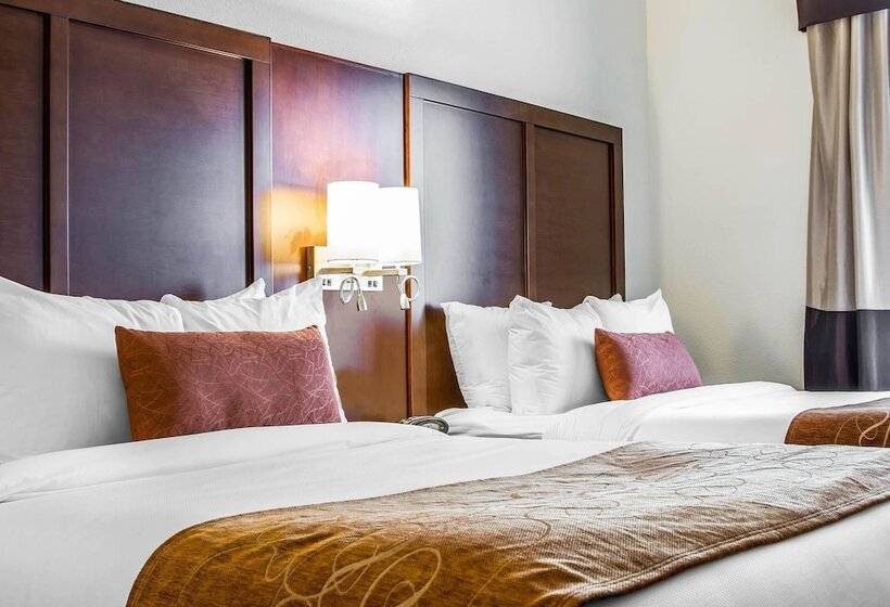 带2个双人床的标准工作室, Comfort Suites Woodland  Sacramento Airport