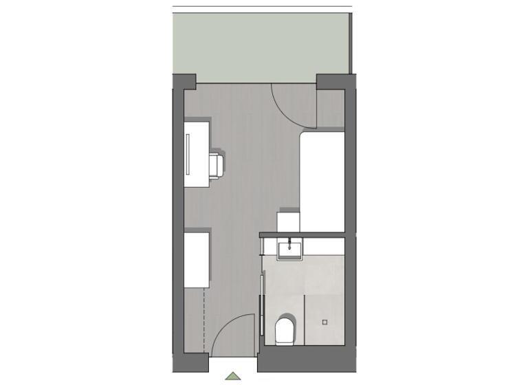 Номер Стандарт Индивидуальный с Балконом, Panoramahotel Fliesserhof