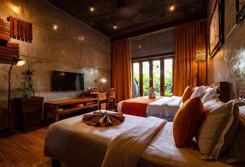 Трехместный Номер Deluxe Вид на Сад, Ipoh Bali