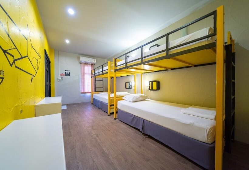 Кровать в Общей Комнате, Monkey Dive Hostel Khaolak
