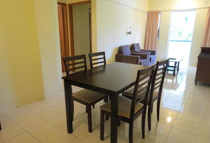 침실 2개 아파트, Virgo Batik Resort, Lumut Pulau Pangko