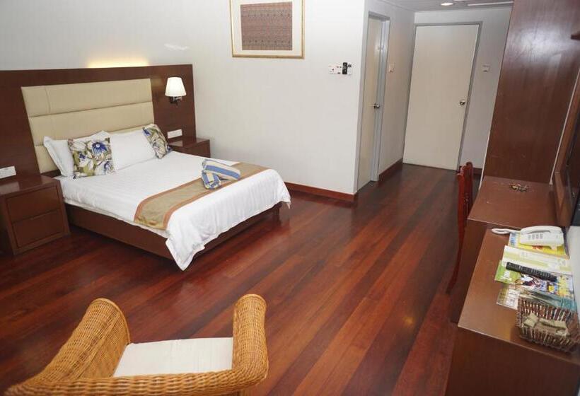 디럭스 룸 바다 전망, Langkah Syabas Beach Resort
