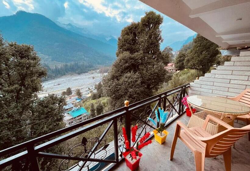 스탠다드 룸 킹사이즈 침대, Snow Clad Riverview Hotel & Resort, Manali