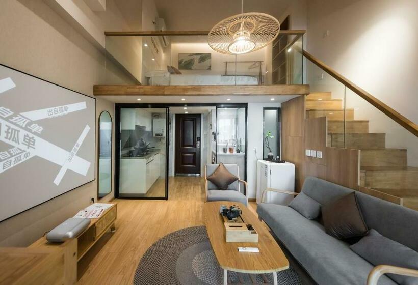 Quarto Executivo Cama King, Wesu Apartment Shenzhen Futian Bagualing Branch