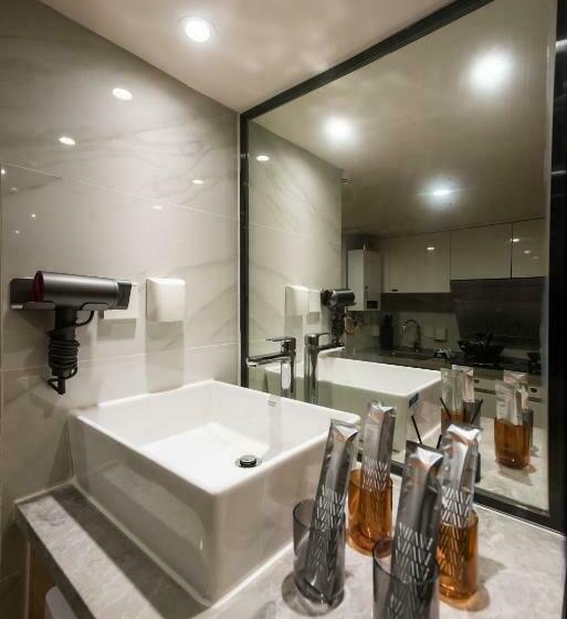 Quarto Executivo Cama King, Wesu Apartment Shenzhen Futian Bagualing Branch