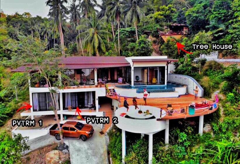 Стандартный Номер Кровать Кинг, Sea View   Palm Villa
