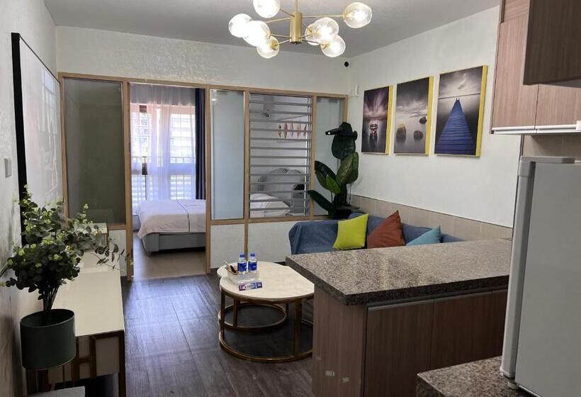 Escritório Estándar, Wesu Weisu Executive Apartment Shenzhen Shenda Metro Store