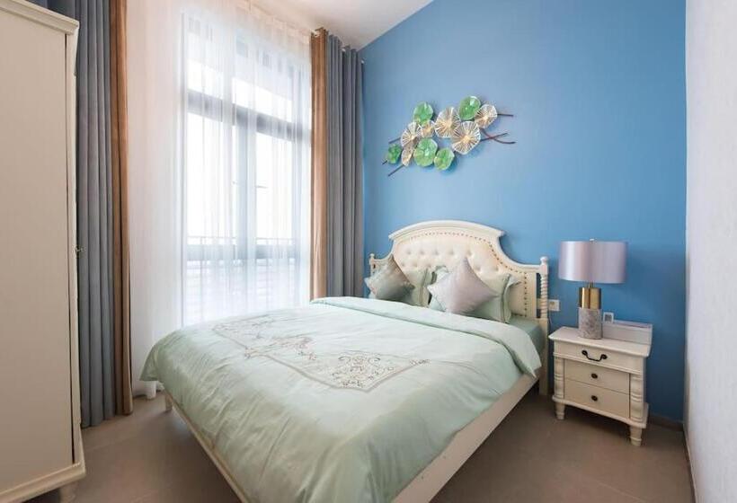Suíte 2 Dormitórios, Wesu Weisu Executive Apartment Shenzhen Shenda Metro Store