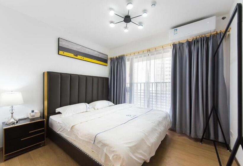 Suíte 3 Quartos, Wesu Weisu Executive Apartment Shenzhen Shenda Metro Store
