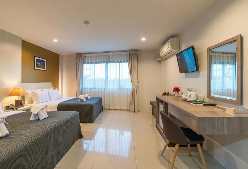4인용 스탠다드 룸, Lada Krabi Residence Hotel   Sha Plus