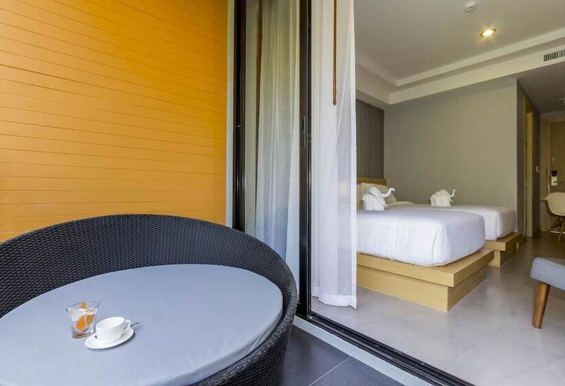 발코니 디럭스 룸, Apple A Day Resort Krabi, Ao Nang Beach   Sha Extra Plus