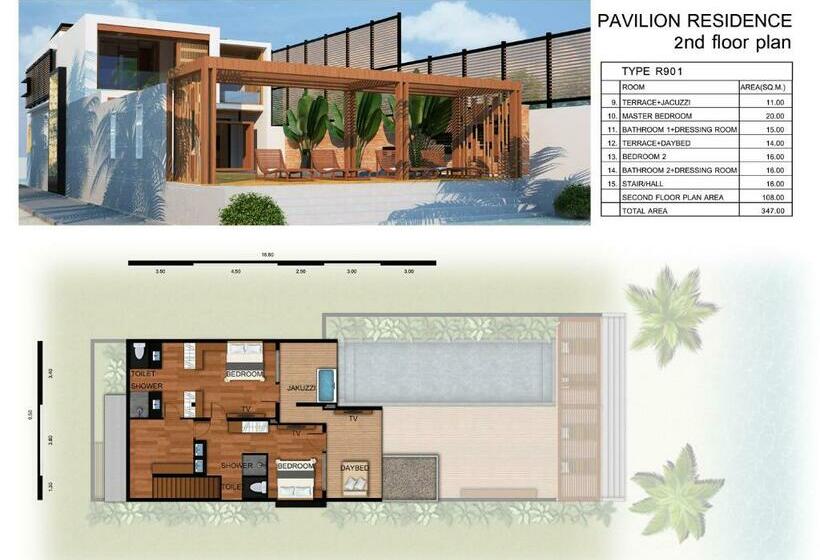 Апартаменты 3 Спальни, Pavilion Pool Residence Samui   Sha Extra Plus