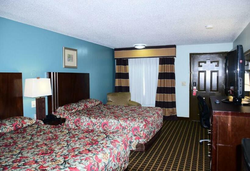 חדר סטנדרט שתי מיטות זוגיות, Flamingo Motel