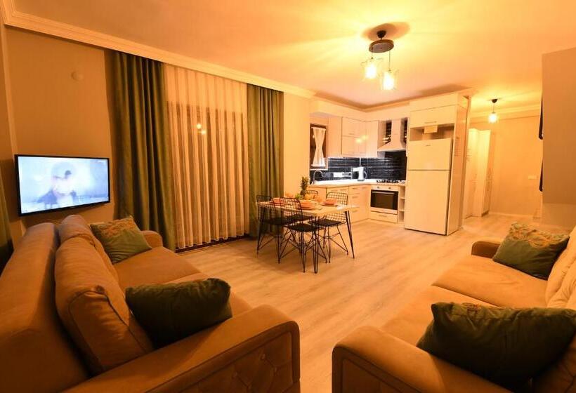 آپارتمان دوبلکس 1 خوابه, Bahçe Apart