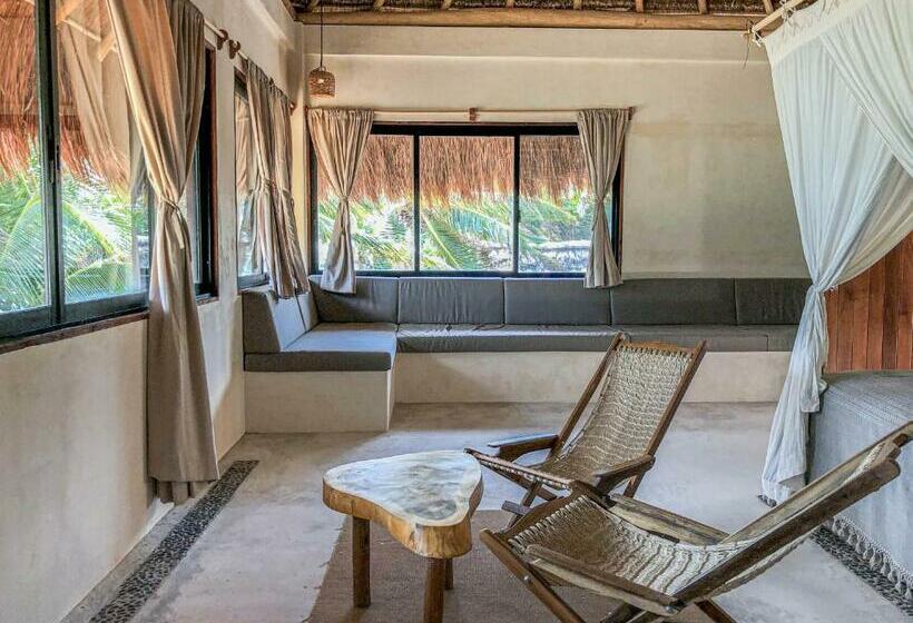 キングサイズベッドのスイートルーム, Diamante K   Inside Tulum National Park
