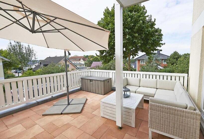 آپارتمان 1 خوابه با تراس, Wohnpark Stadt Hamburg In Binz   Wg 54