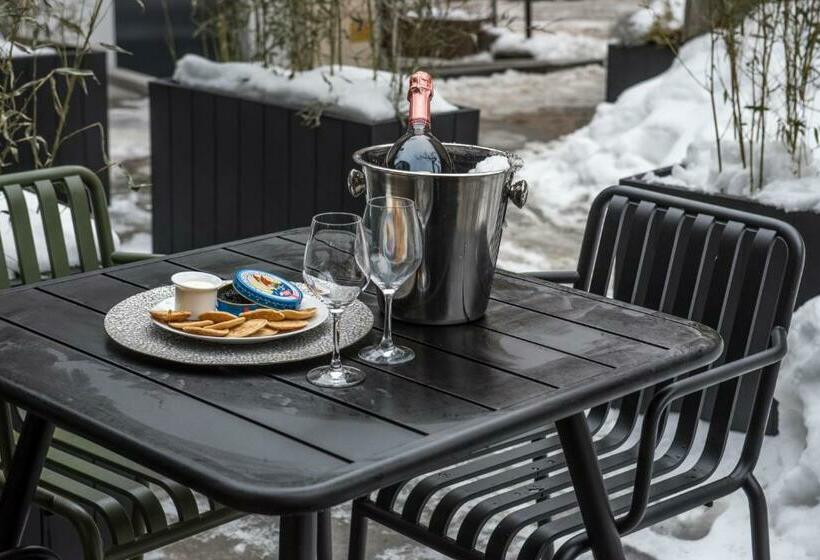 Апартаменты 1 Спальня Нижний Этаж, Le Génépy   Appart Hôtel De Charme