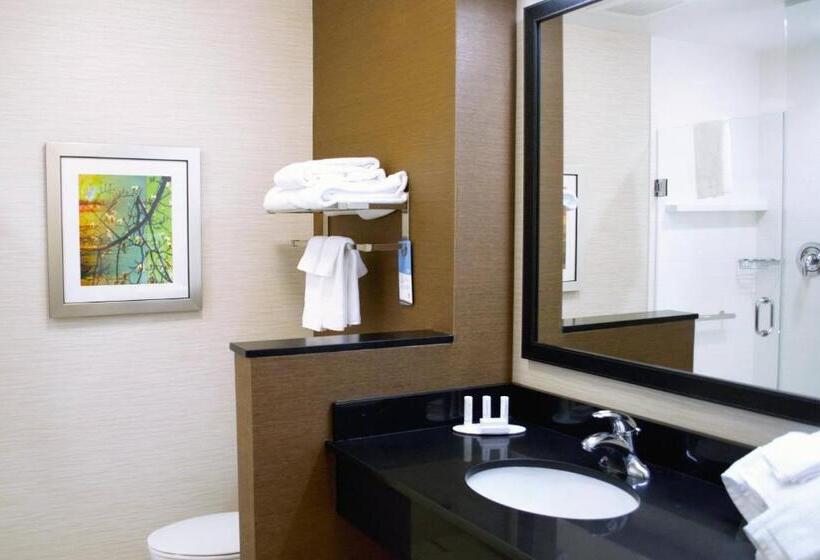 带大床的标准工作室, Fairfield Inn & Suites By Marriott Stroudsburg Bartonsville/poconos