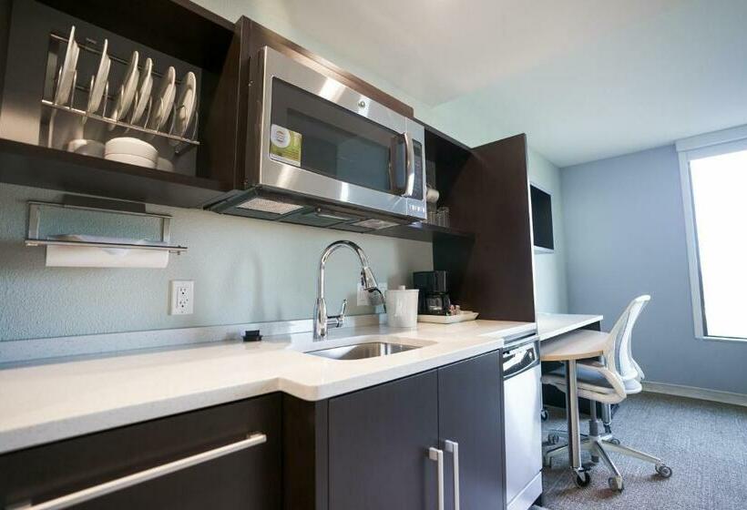 스위트 킹사이즈 침대, Home2 Suites By Hilton Hasbrouck Heights