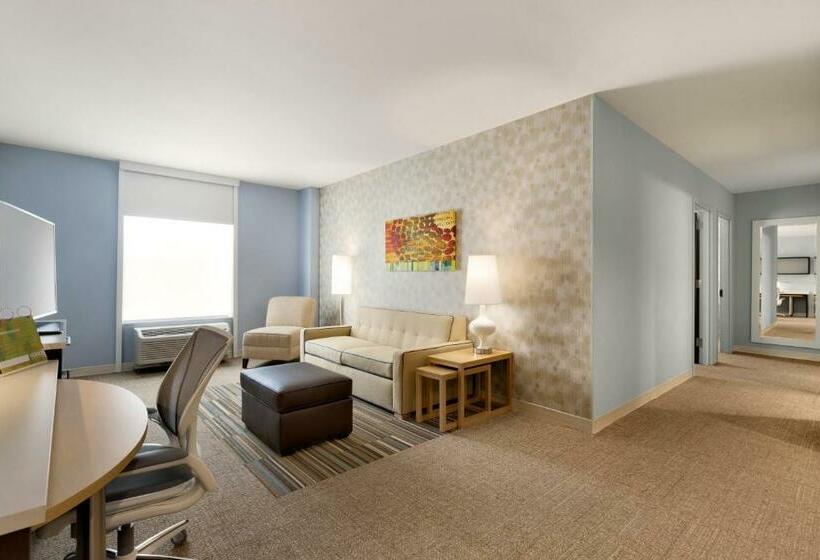 침실 2개 스위트, Home2 Suites By Hilton Hasbrouck Heights